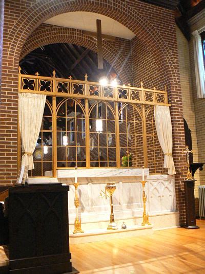 Bishop Mark Anointing Altar Carmel Of St Therese Of Lisieux