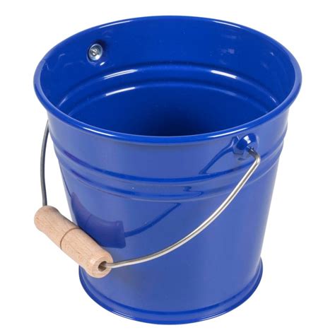 Small Metal Bucket Blue Heutink International