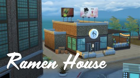 Sims 4 Speedbuild Sorutohausu Sushi And Ramen House Youtube