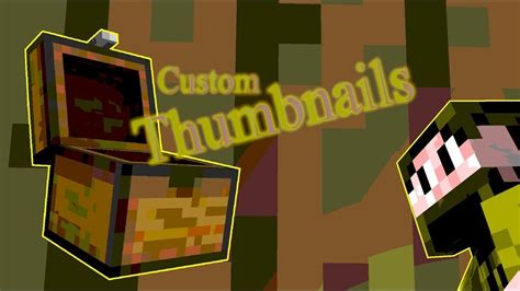 Making Custom Minecraft Thumbnails Without Photoshop Minecraft