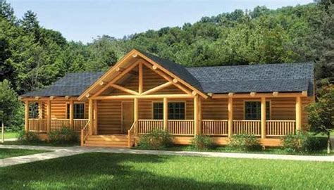 One Story Log Cabins Aspects Of Home Business