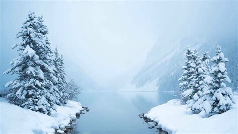 Photography Nature Winter Snow Lake Wallpapers Hd