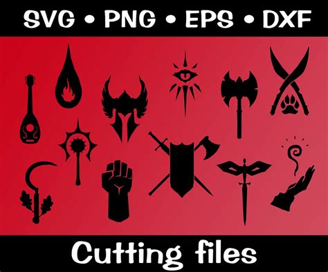 Dnd Classes/ Dungeons and Dragons Vector/ Dnd Vector Clip Art/ | Etsy