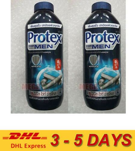 2 X 280g Protex Japanese White Charcoal Cooling Body Powder Cool Talc