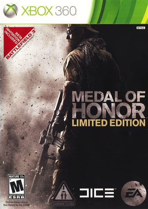 Medal Of Honor Limited Edition 2010 Xbox 360 Box Cover Art Mobygames