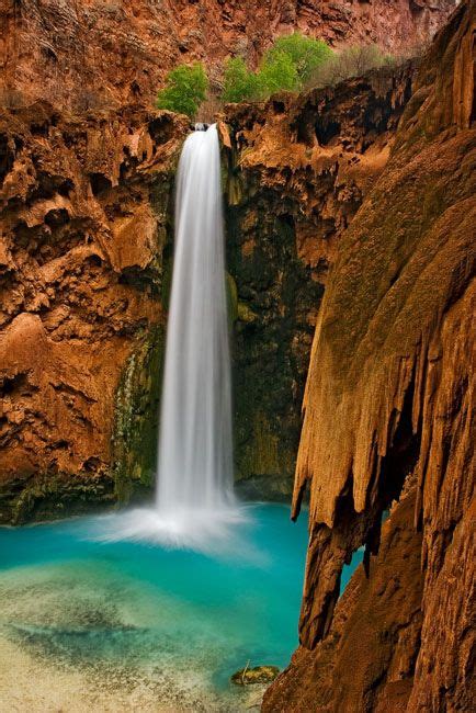 Mooney Falls Havasu Canyon Arizona Az Usa Pinterest