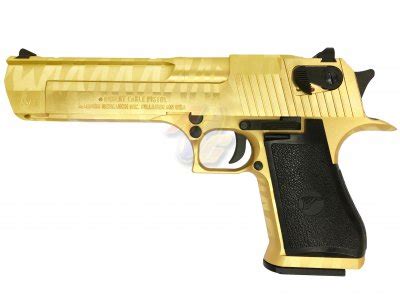 Cybergun We Full Metal Desert Eagle Ae Pistol Tiger Stripe Gold