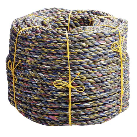 3 Strand Twisted Poly Random Leaving Line Erin Rope Corporation