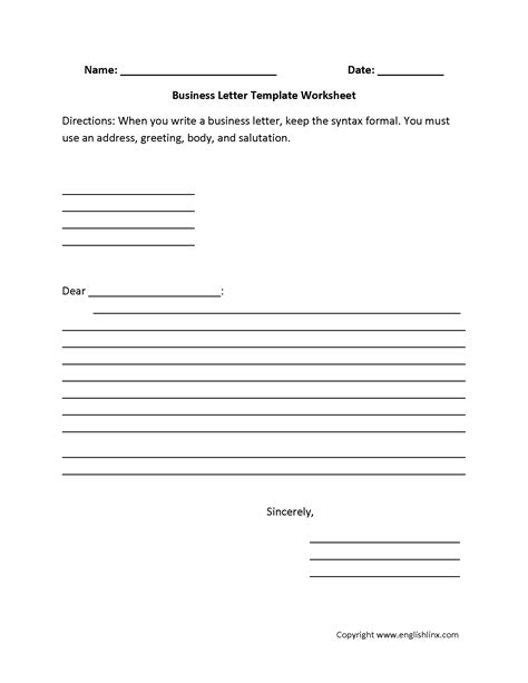 How to write a letter 5th grade. Letter Writing Worksheets For Grade 5 ...