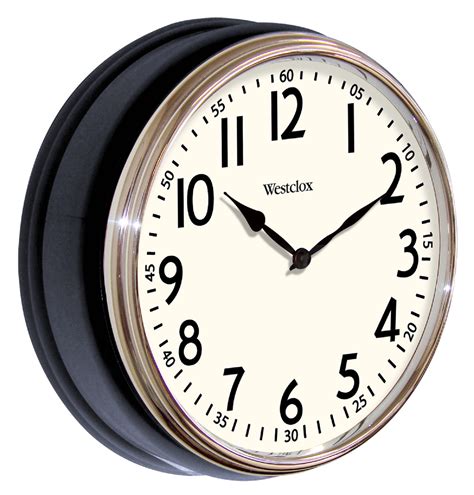 Westclox Westclox 12 Inch Retro Black Wall Clock Home Home Decor