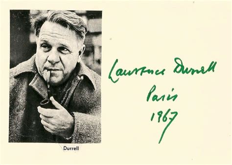 Lawrence Durrell Autograph Novelist Poet Dramatist