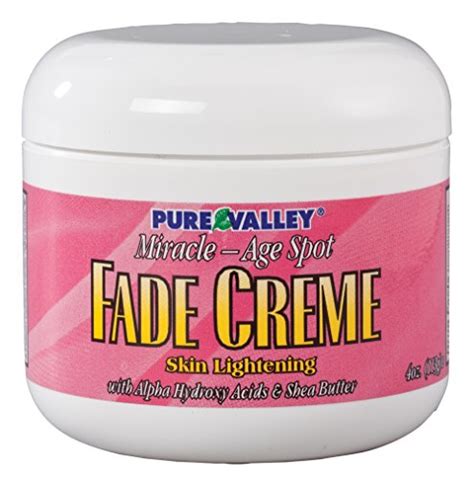 Medicated Age Spot Fade Crème With Skin Lightening Proven Results For