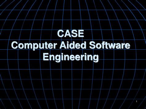 Case is the use of automated tools to aid in the software development process. PPT - CASE Computer Aided Software Engineering PowerPoint ...