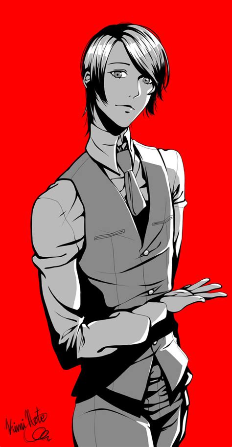 Persona 5 Yusuke Kitagawa Suit By Kimi Note On Deviantart