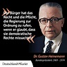 Dr. Gustav Heinemann - Deutschland-Kurier