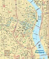 Map of Portland Oregon - TravelsMaps.Com