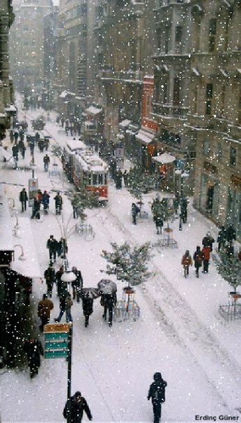 Snow In The City Feel The Spirit Winter Scenery