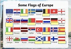 European flags worksheet
