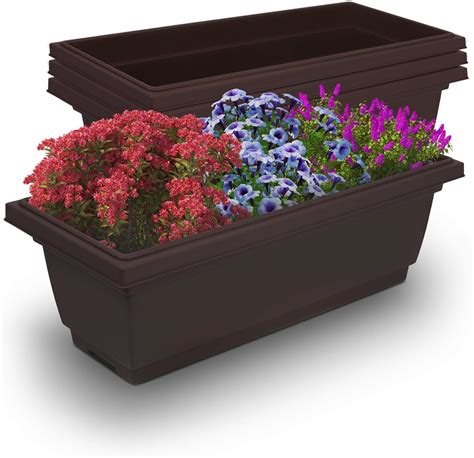Outland Living Outdoor And Indoor Rectangle Plastic Planter