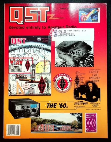 Vintage Qst Magazine August S Yaesu Ft Gx Transceiver Arrl Ham Radio Picclick Uk