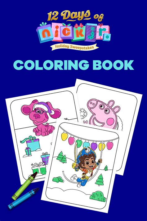 Nick jr coloring pages by nick jr coloring pages on with hd. 12 Days of Nick Jr. Holiday Coloring Book | Nickelodeon ...
