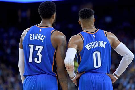 Paul George Challenged Russell Westbrook To Work Harder Defensively