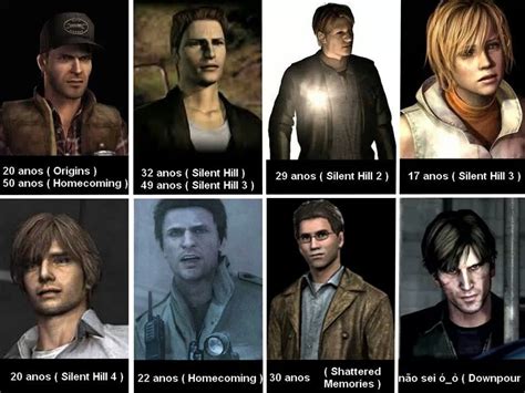 Silent Hill Ages Of The Characters In Each Game No One Knows Murphy‘s
