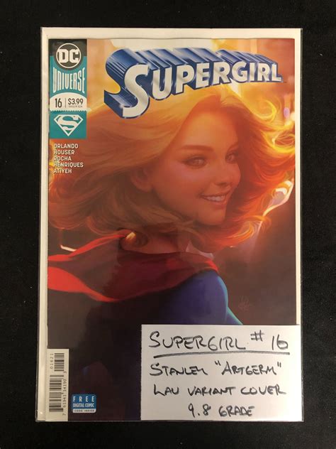 Supergirl 16 Dc Universe Artgerm Cover