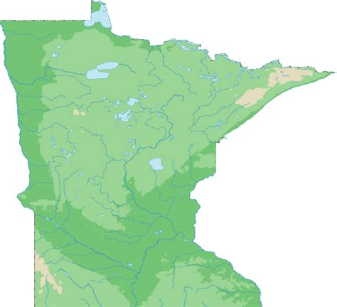Minnesota Topo Map Topographical Map