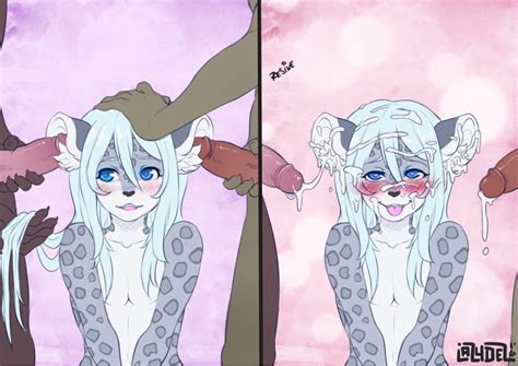 Rule 34 Anthro Blush Borrowed Character Cum Cum In Hair Cum On Face