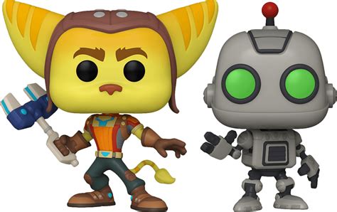 Funko Pop Games 2 Pack Ratchet And Clank Vinyl Figure New Buy From