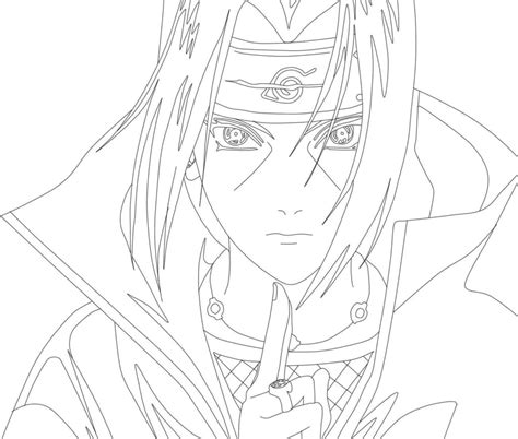 Itachi Akatsuki Coloring Page Coloring Page Page For Kids And Adults