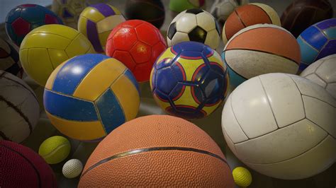 Other sports have changed the shapes of the balls, clearly. PBR Sport Balls Pack by Polyvektor in Props - UE4 Marketplace