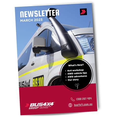 2023 March Newsletter Bus 4x4 Group 4x4 Bus Manufacture Conversions Sales And Hire Brisbane