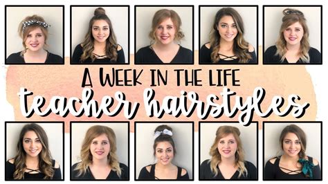 A Week Of Teacher Hair Styles A Week In The Life Youtube