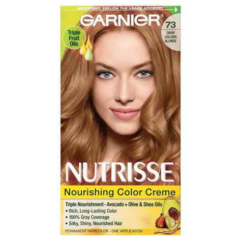 Tapi aku lumayan kecewa karena warna brown yang aku minta gak keliatan sama sekali di rambutku padahal aku udah bayar hampir sejuta untuk treatment itu. Garnier Nutrisse Nourishing Color Creme 73 Dark Golden ...