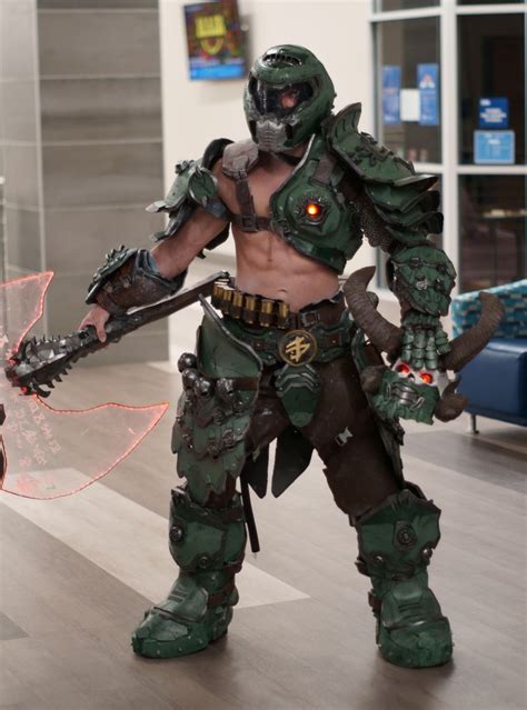 Doom Slayer X Marauder Cosplay Mashup In 2023 Cosplay Doom Armor Concept