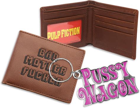 Bad Mother Fucker Wallet With Pussy Wagon Keychain Combo Uk Fashion