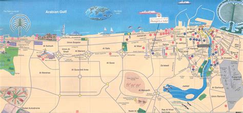 Detailed Map Of Dubai