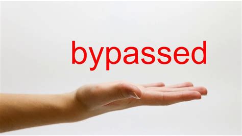 How To Pronounce Bypassed American English Youtube