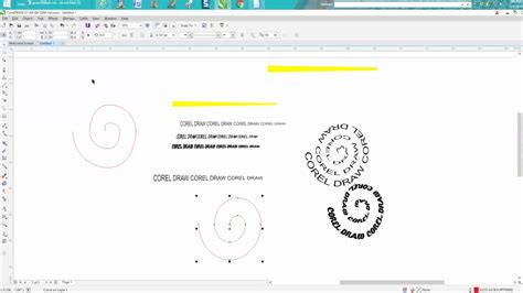 Corel Draw Tips Tricks Text In A Spiral YouTube