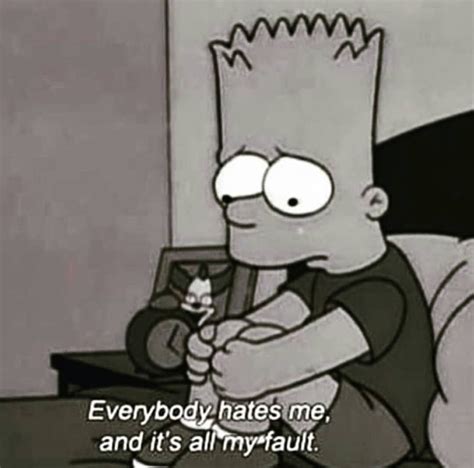 Bart Simpson Sad Quotes Wallpaper The Quotes