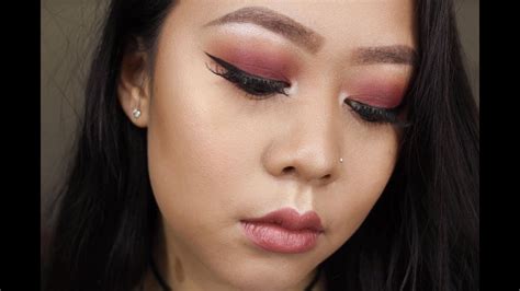 Smokey Pink Eyeshadow Look By Nadalyn Khoxayo Youtube