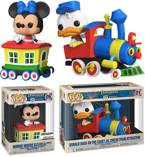 Funko Pop Disney Casey Circus Train Ride Donald Duck With Engine Vinyl Figure