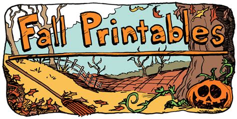Fall Printables For Kids Tims Printables
