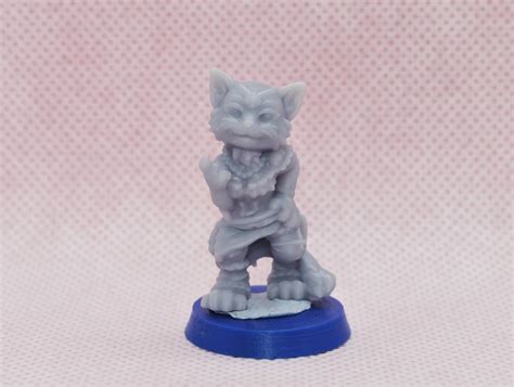 35 Mm Catfolk Girl Rogue Miniature For Dungeons And Etsy