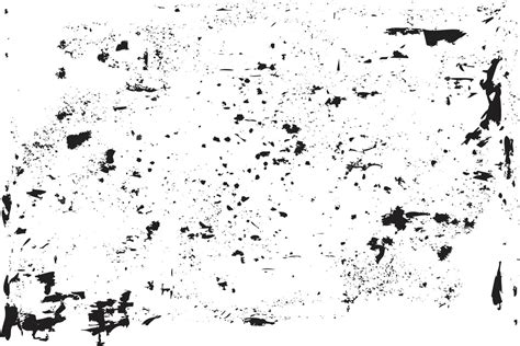 Black And White Distressed Grunge Texture On White Background Vector