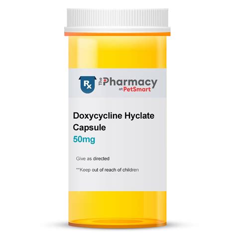 Doxycycline Hyclate 50 Mg Single Capsule Pharmacy Antibiotics