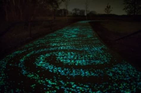 Glow Hard Luminous Cement Could Light Roads Structures Scientific