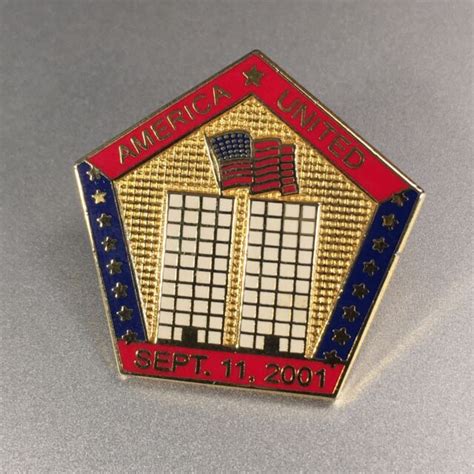 September 11th Pin America United 1 Pin Metal Ebay